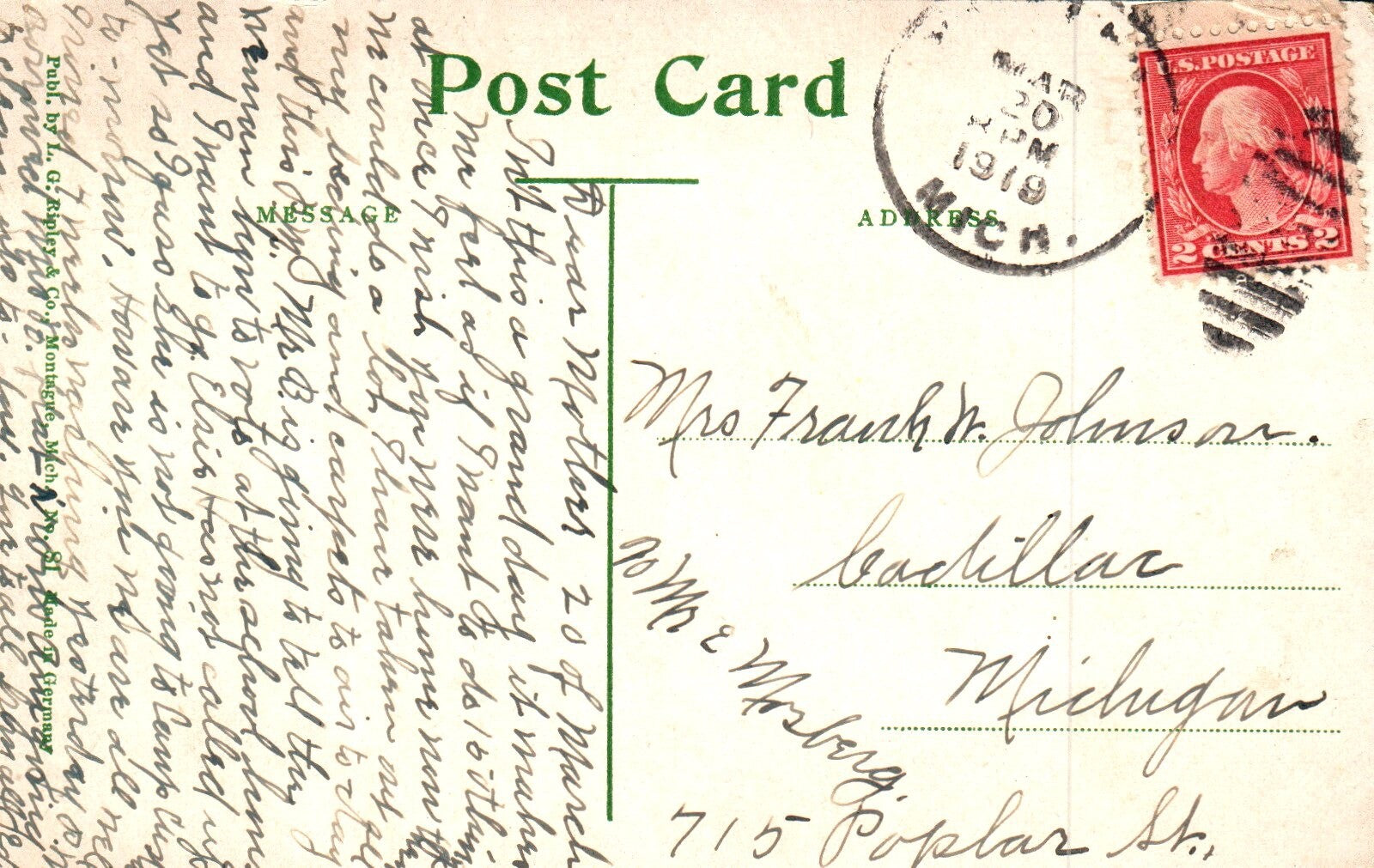 Cottages at Sylvan Beach at White Lake Wabiningo Mich MI Postcards