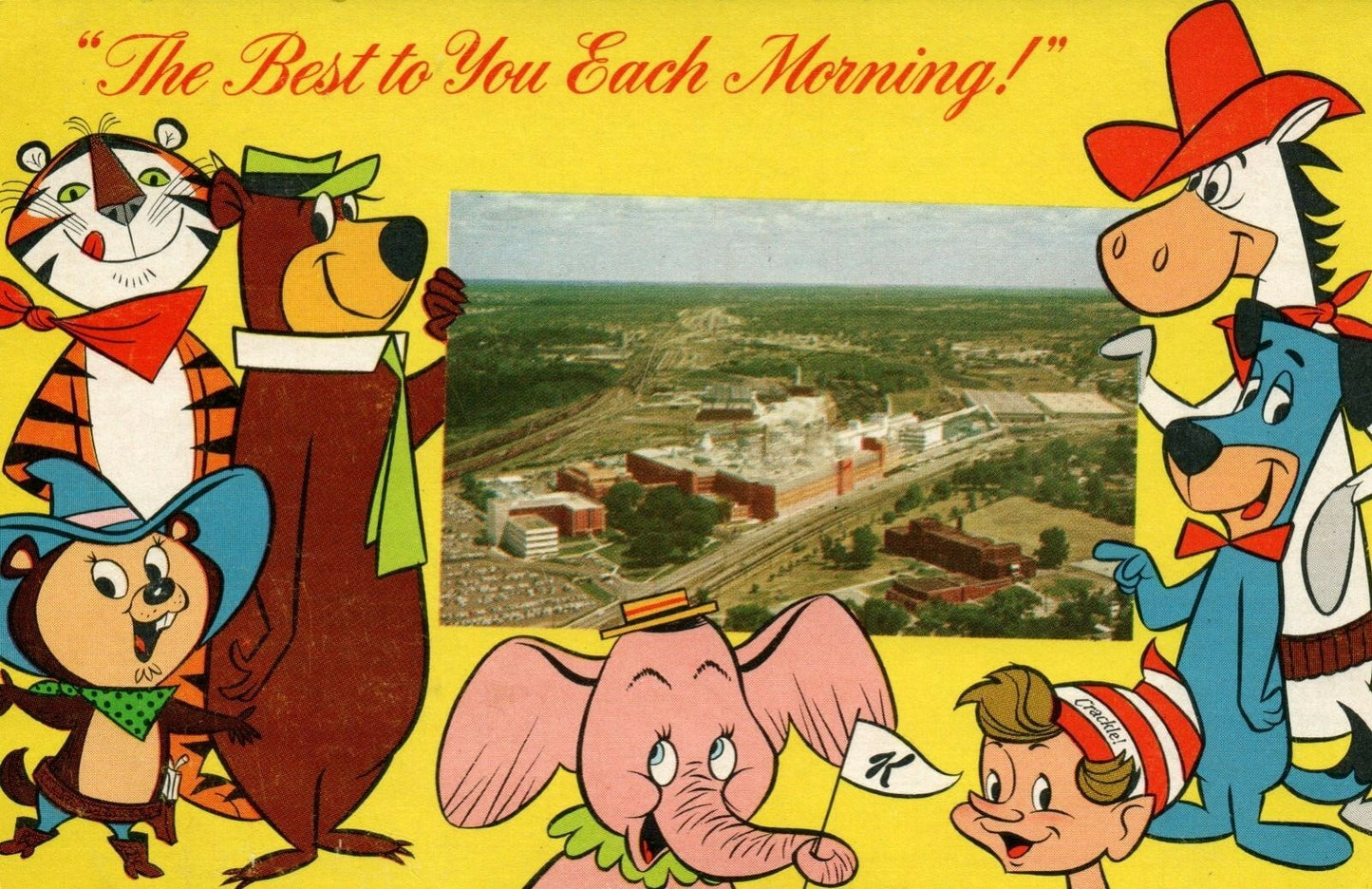 The best to you Kellogg Company Battle Creek Michigan Yogi Bear Dumbo & More!
