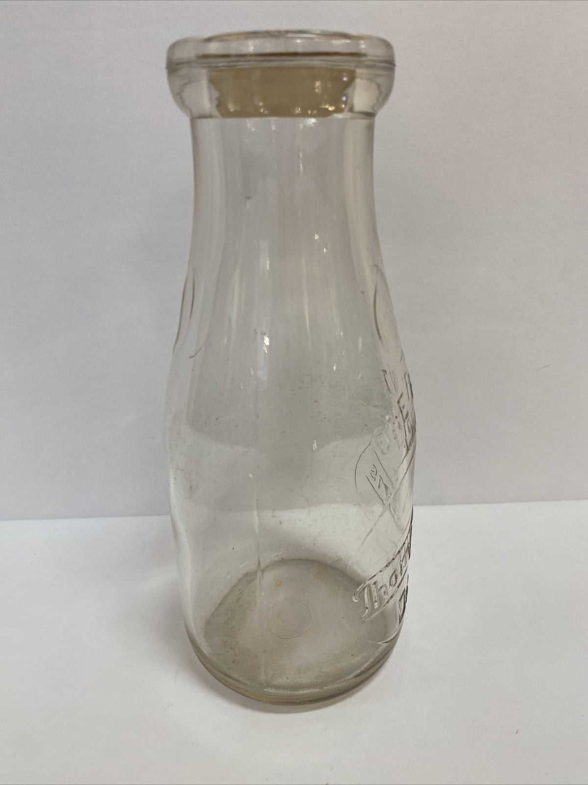 Thompsons Dairy Milk Co Pint Michigan MI Mich Bottle 