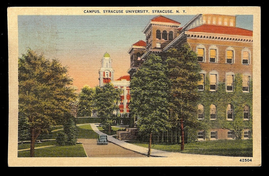 Campus Syracuse University Syracuse NY New York  Postcard