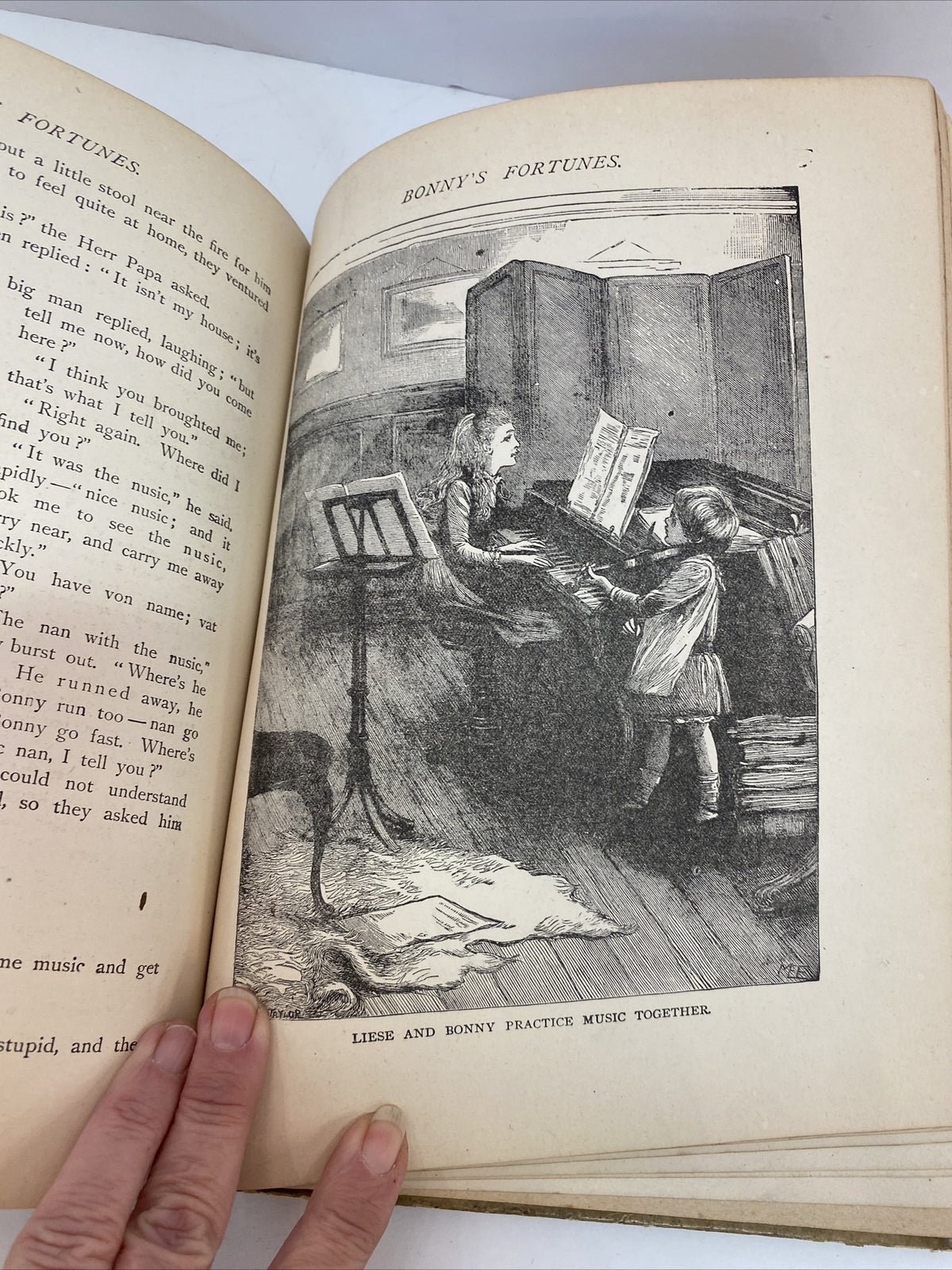 Rare 1890's Vintage Happy Darlings Childrens Book DeWolfe Fiske & Co Boston