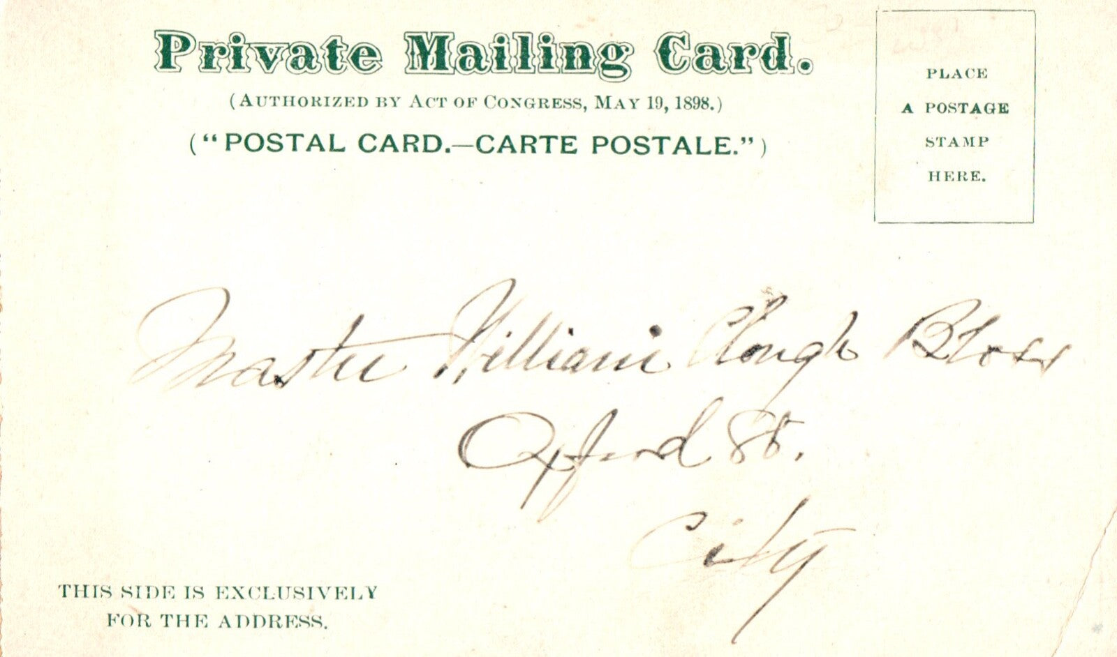 Bright Be Your Christmas Santa Walking With Toys Vintage Santa Postcard