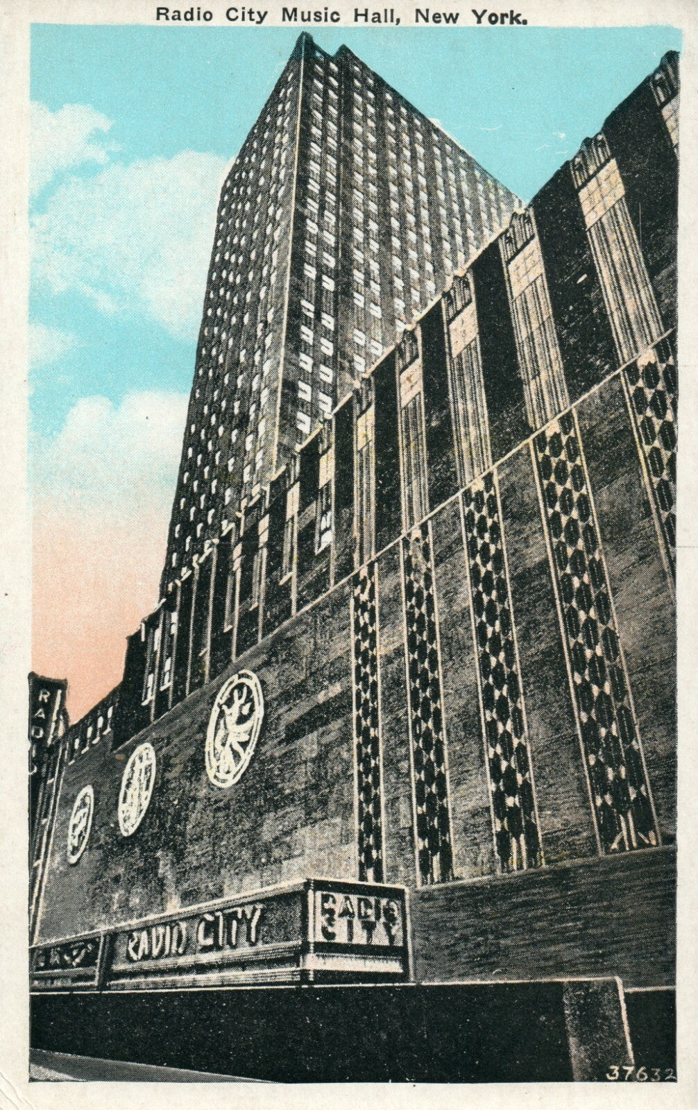 Radio City Music Hall New York NY Postcard