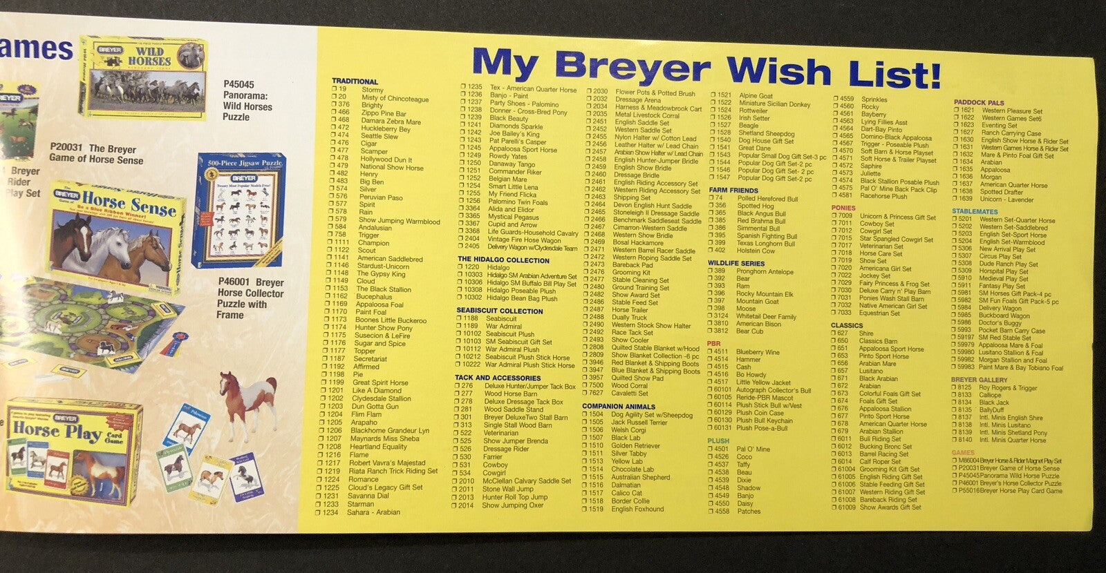 2004 Welcome to World of Breyer Catalog booklet pamphlet brochure horse statues