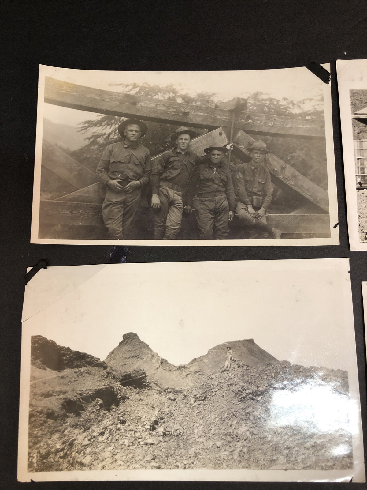 Lot of 17 Real Photos Military Soldiers Militaria Scenic Tropical