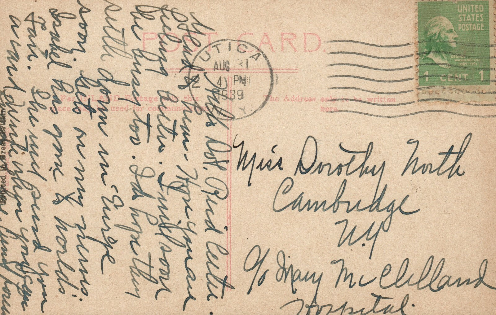 The Devils Kitchen Near Llanberis New York NY Postcard