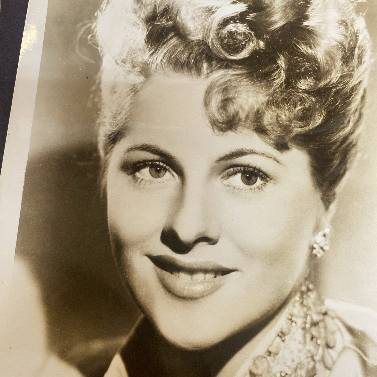 Hollywood Movie Star Joan Fontaine Real PHOTO 8 x 10  501A