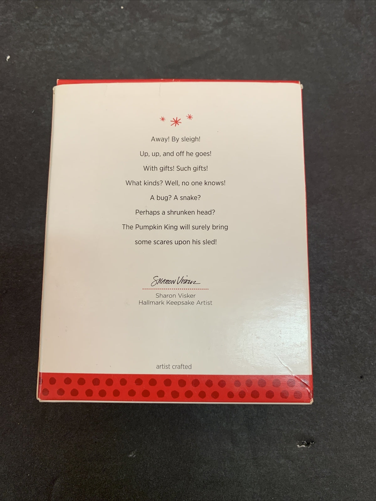 Hallmark The Nightmare Before Christmas "Jack's Sleigh O' Scares" Ornament