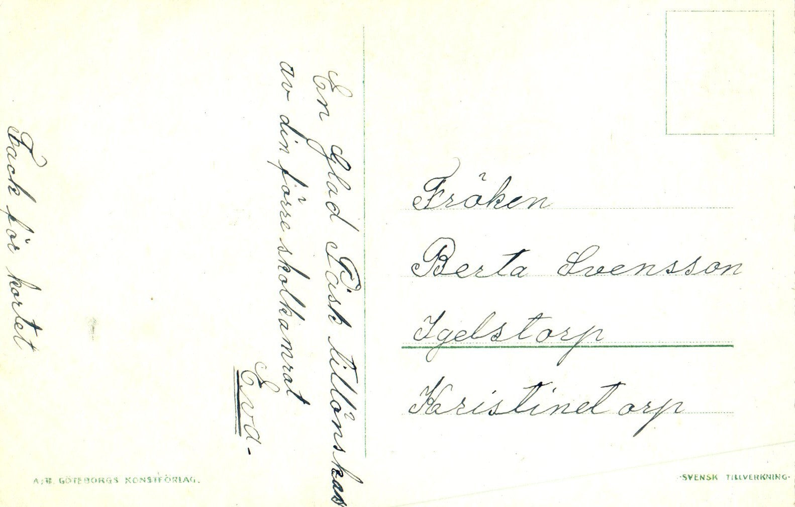 Glad  Pask E E n  Artist Girl Mother Flower Easter vintage postcard