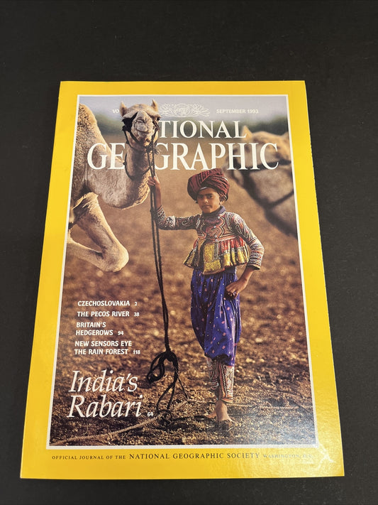 September 1993 National Geographic Magazine "India's Rabari"  