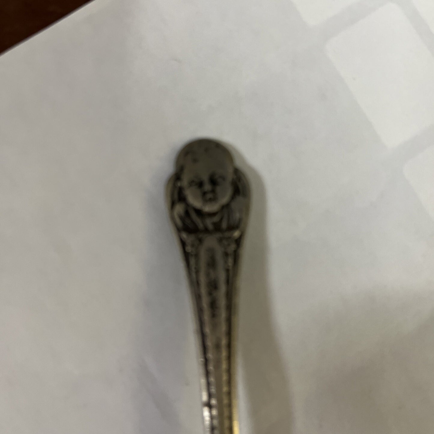 VINTAGE WINTHROP SILVER PLATE GERBER BABY SPOON