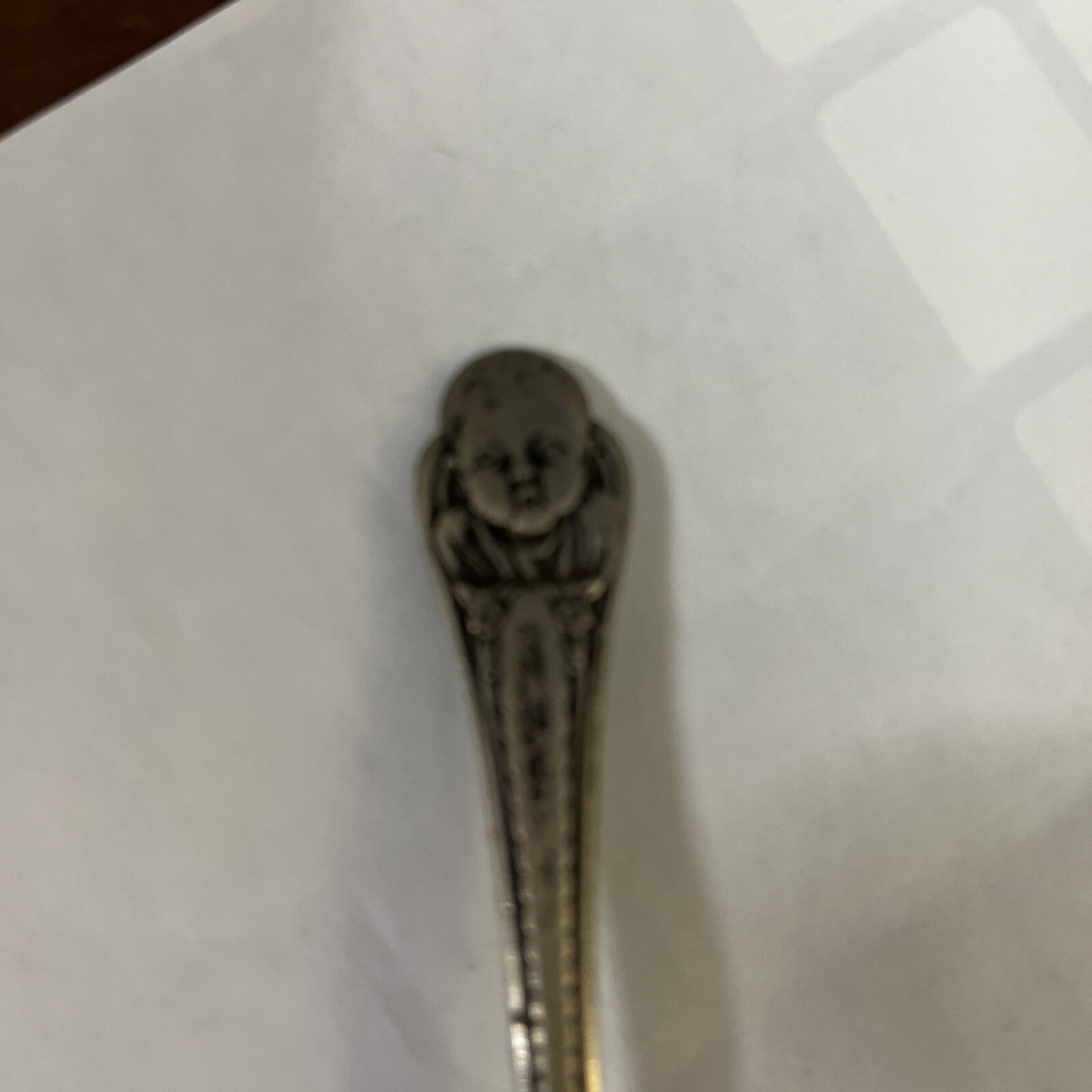 VINTAGE WINTHROP SILVER PLATE GERBER BABY SPOON