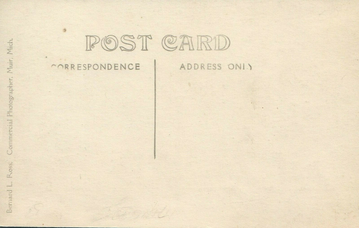 Real Photo Liberty St Bridge Lyons Street Horse and Buggy Michigan MI Postcard