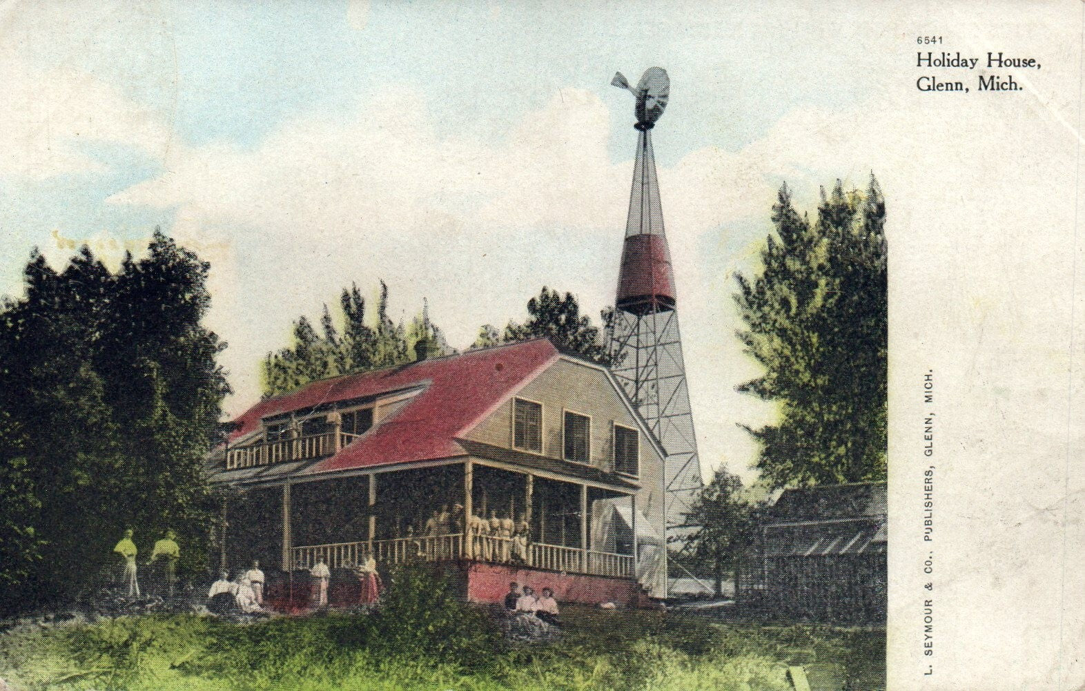 Holiday House in Glenn Michigan Mich MI Postcard