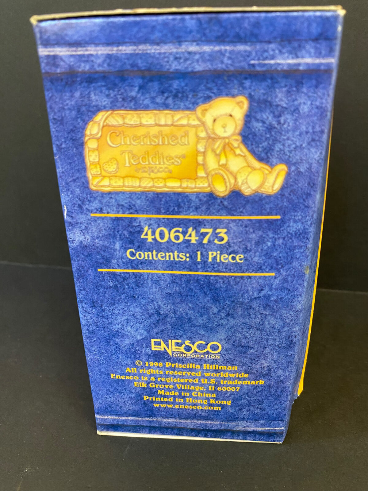 Enesco Cherished Teddies Teddy Bears Cup of Kindness In Box Vintage Enesco