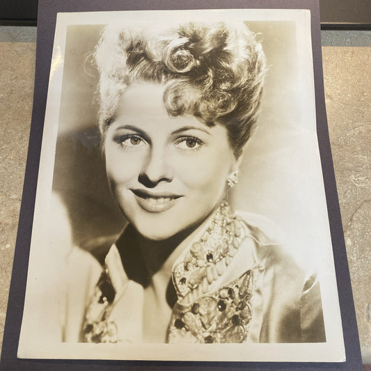 Hollywood Movie Star Joan Fontaine Real PHOTO 8 x 10  501A