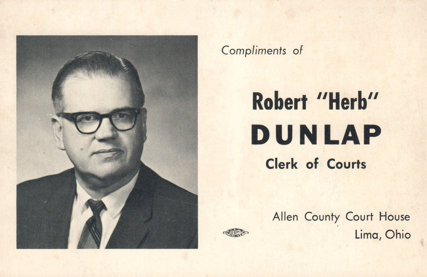 Lima's three Court Houses "Watch us Grow" in Lima Ohio OH Postcard