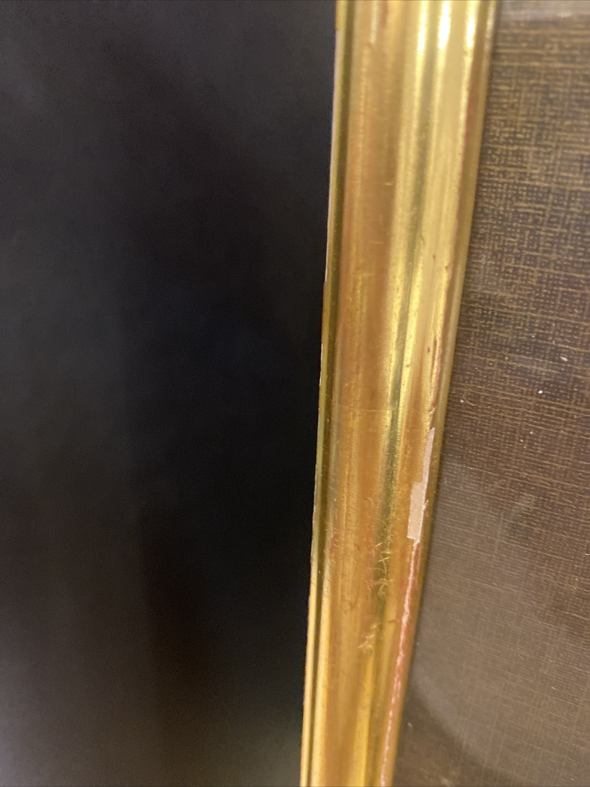 1920's 24" x 18.5"Chinese Gold Framed  & Matted Water color print  1 of 2