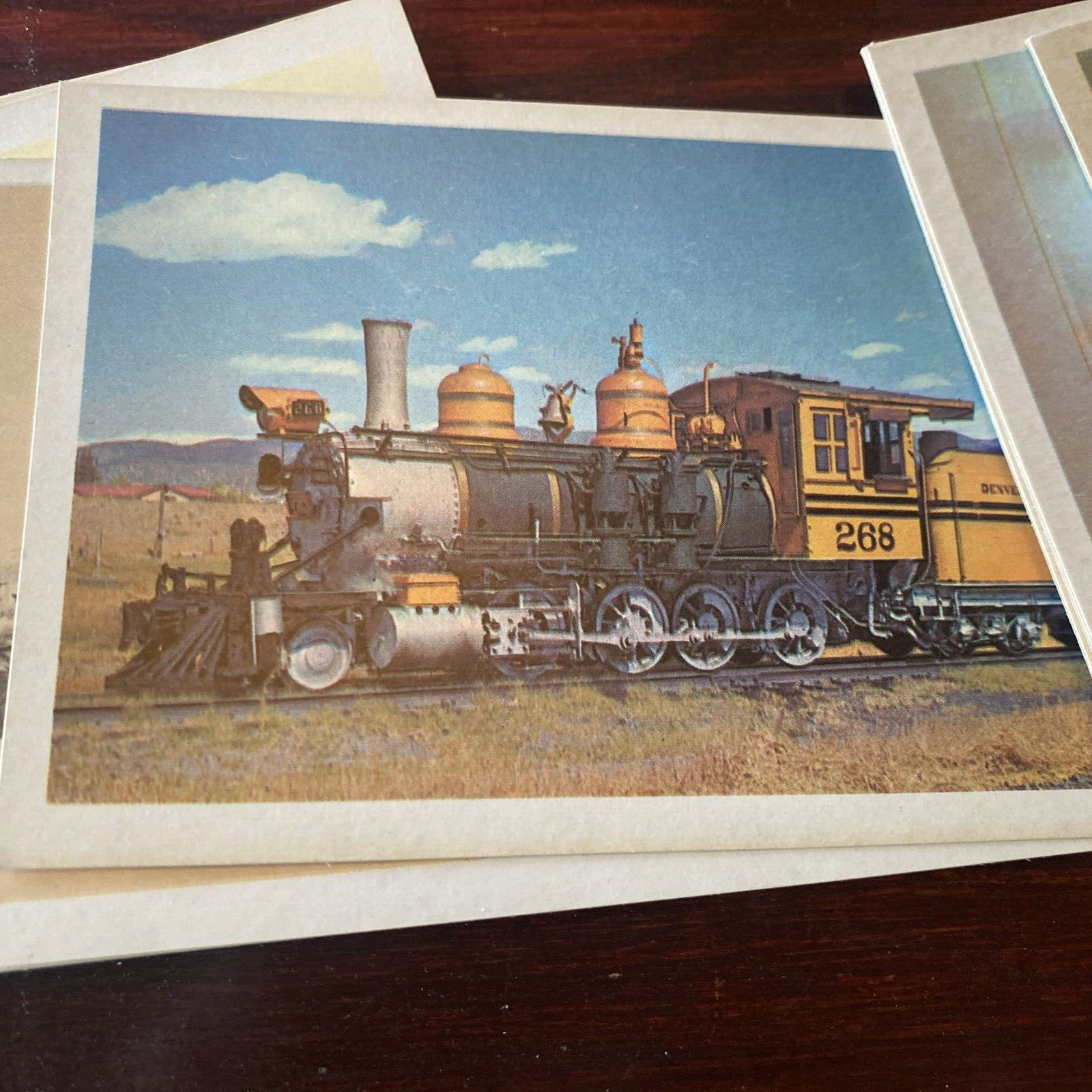 Complete Set of 40 American Heritage Picture and History Cards -Trains 1829-1960