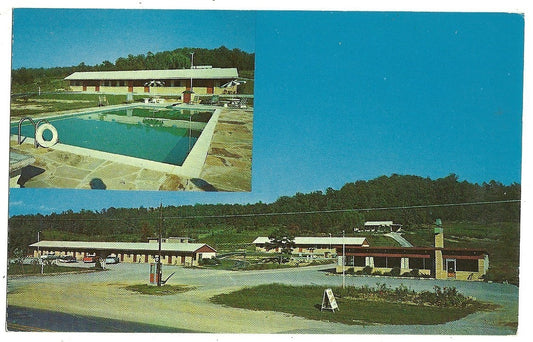 Rancho  Motel Hotel Chattanooga TN Tennessee AAA Postcard