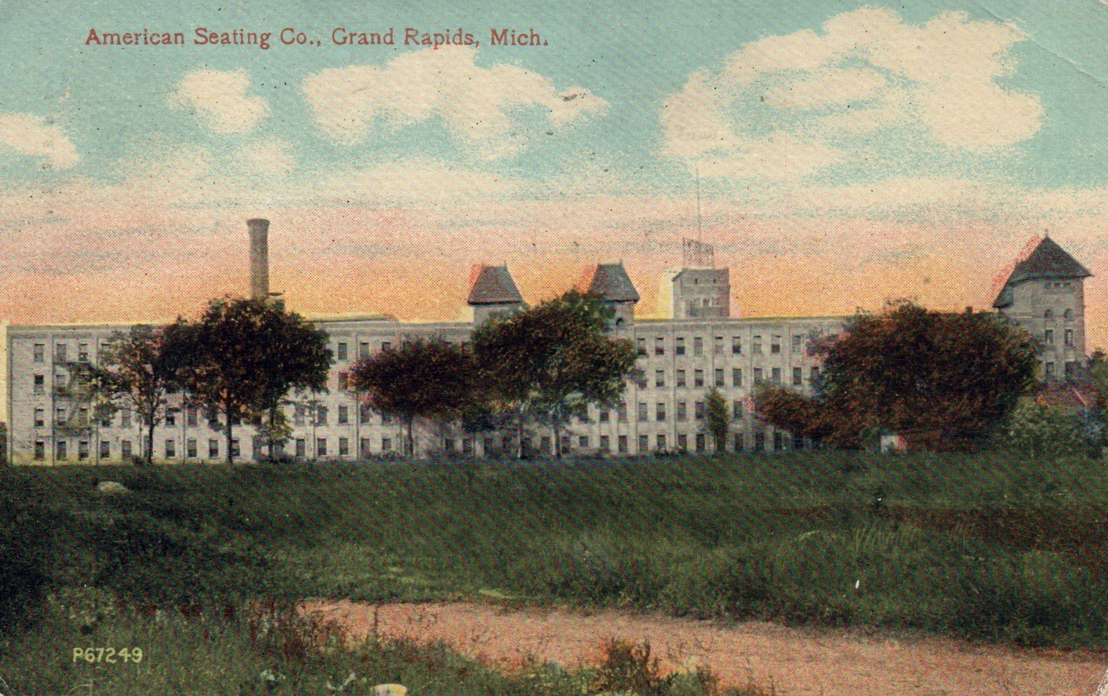 American Seating Co., Grand Rapids MI Mich. Michigan Postcard