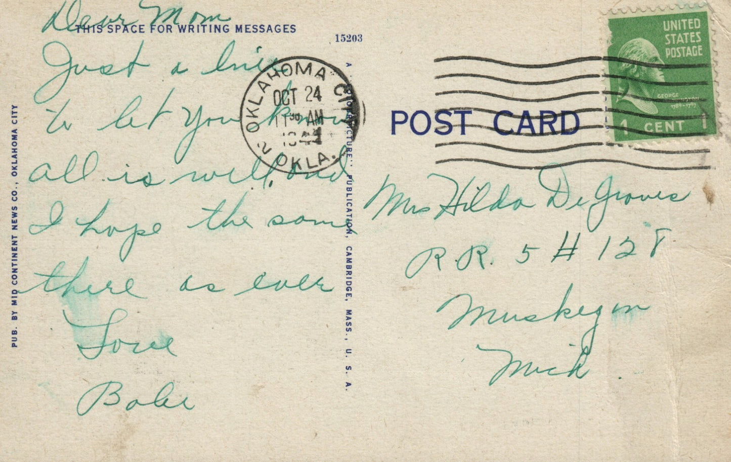 The Famous Kiltie Band At Civic Center OK City Oklahoma OK Postcard