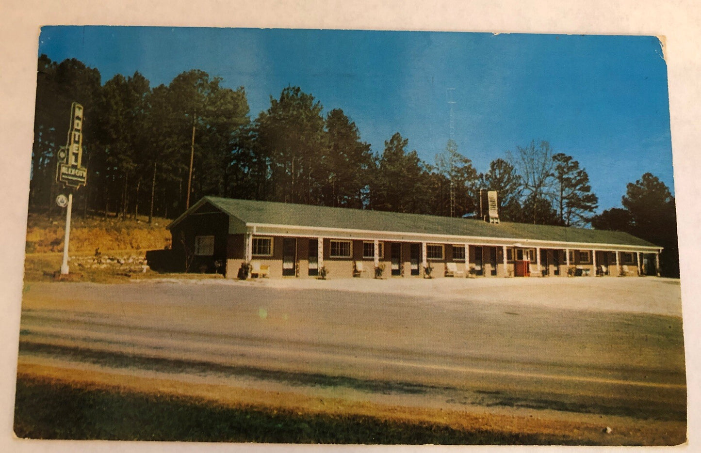 Alex City Motel Alexander City Alabama Florida Short Route Post Card Hotel
