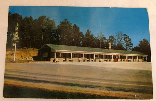 Alex City Motel Alexander City Alabama Florida Short Route Post Card Hotel