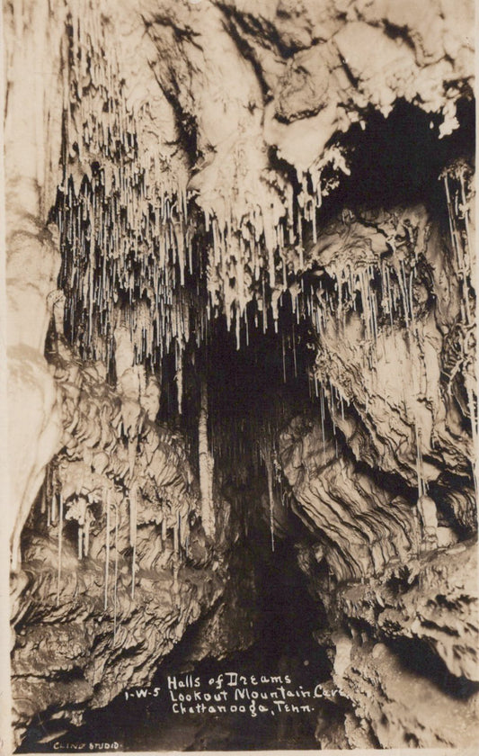 Real Photo Halls of Dreams Lookout Mountain Cave Chattanooga TN Tennessee PC