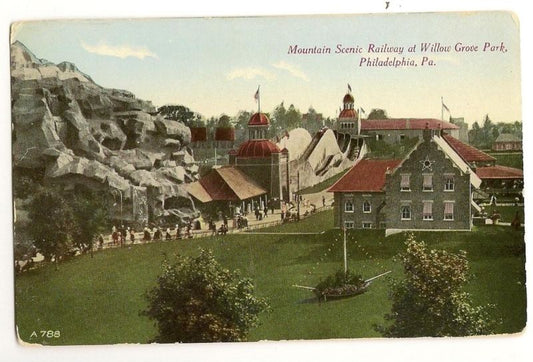 Railway Willow Grove Park Pennsylvania PA PENN Postcard