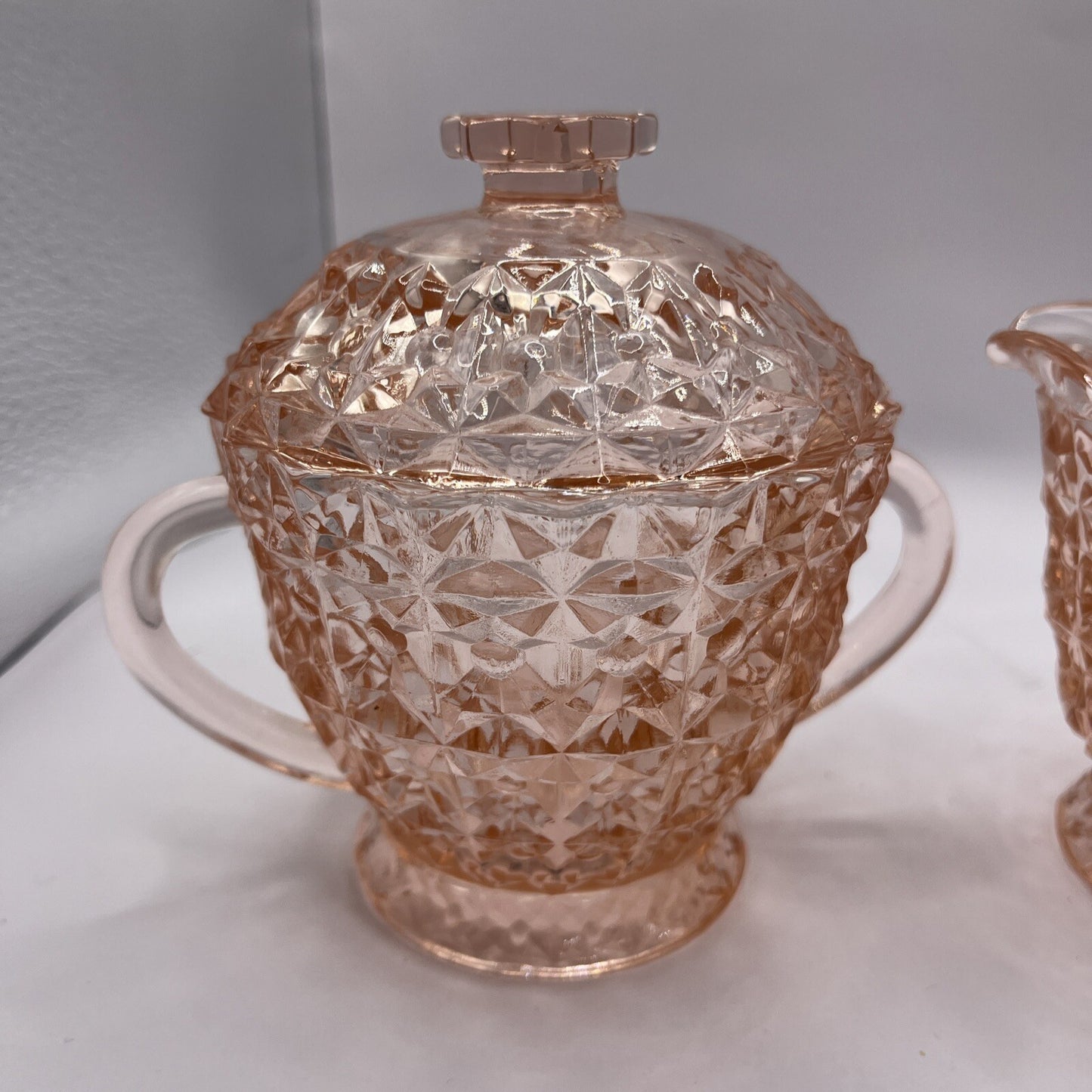 Buttons & Bows Creamer & Covered Sugar