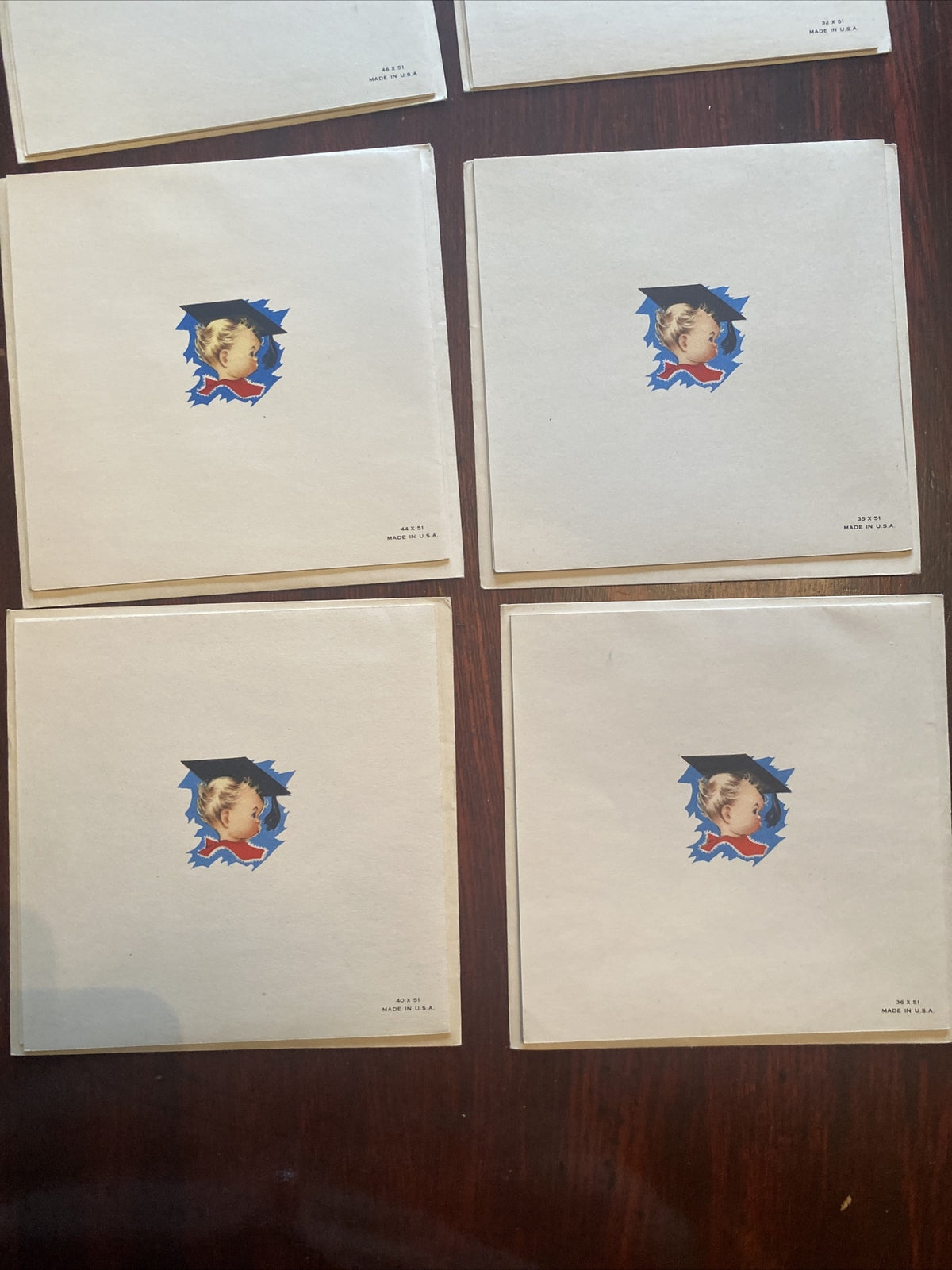Vintage Artist Signed Charlot Byi  Greeting Card Lot of 7 children Babies