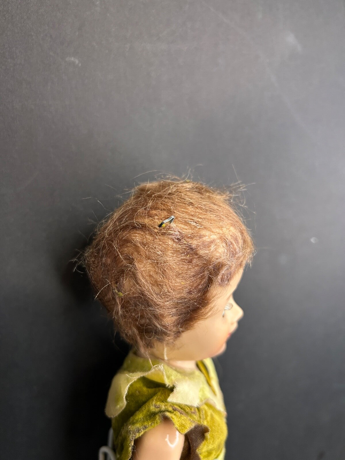 1950's Vintage Peter Pan Doll Blinking Eyes Arms and Legs That Move With Stand