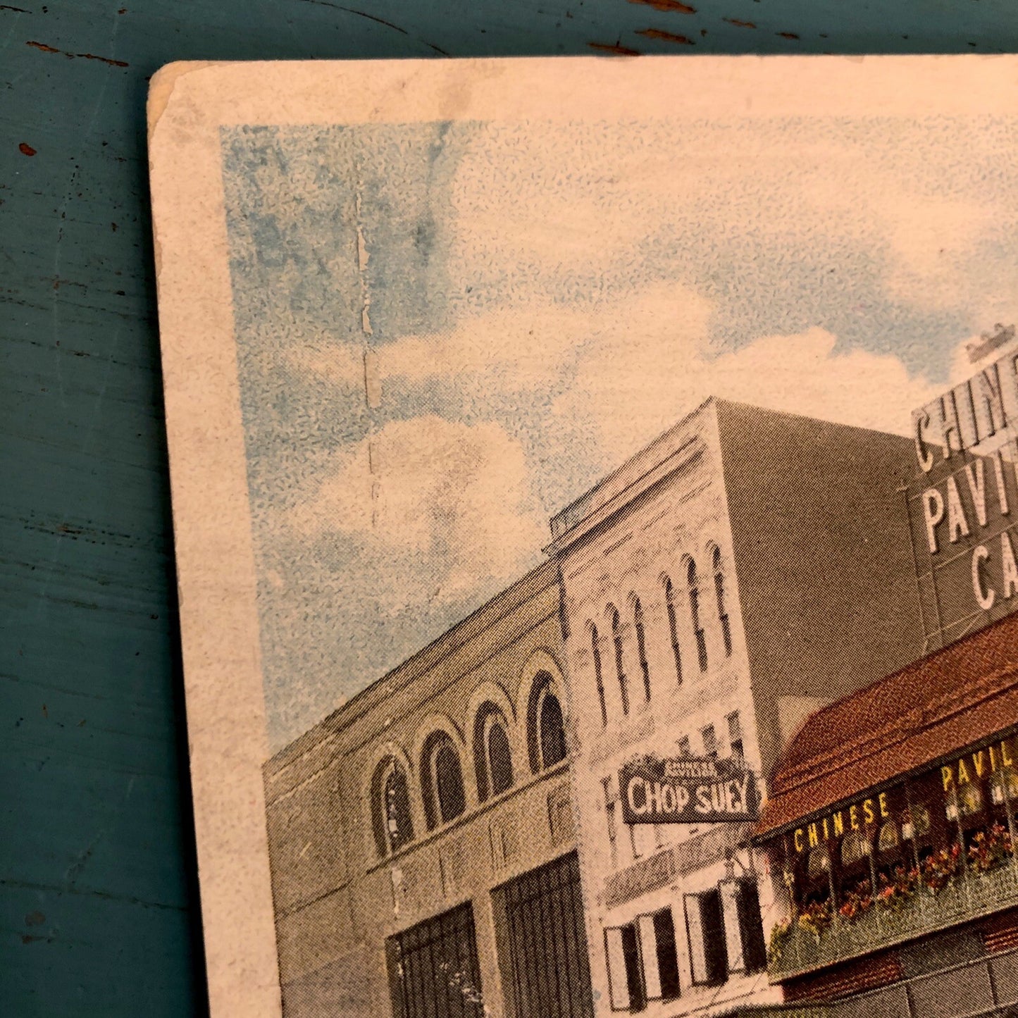 Chinese Pavilion Cafe 77 Michigan Ave Chop Suey Detroit MI Michigan Postcard