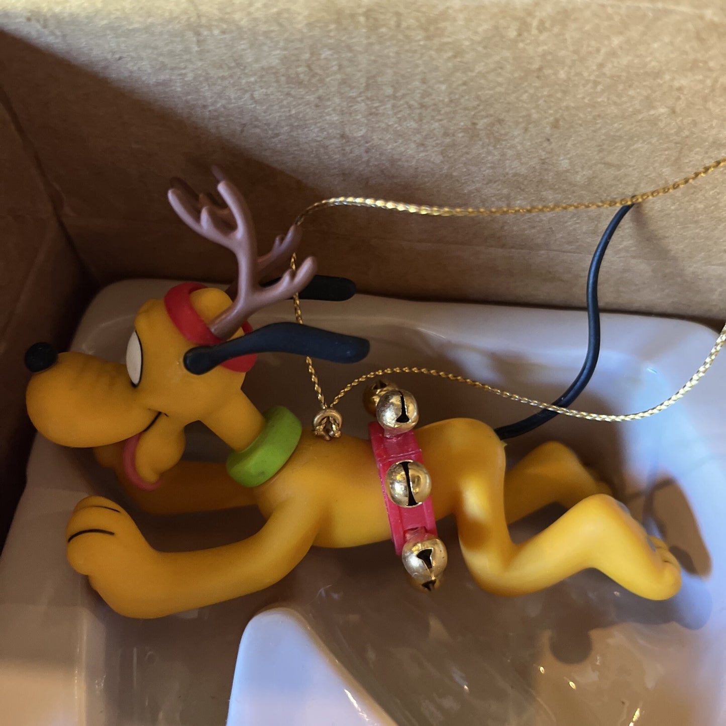 Pluto Disney Character Ornament - Disney Xmas Christmas Ornament New Grolier