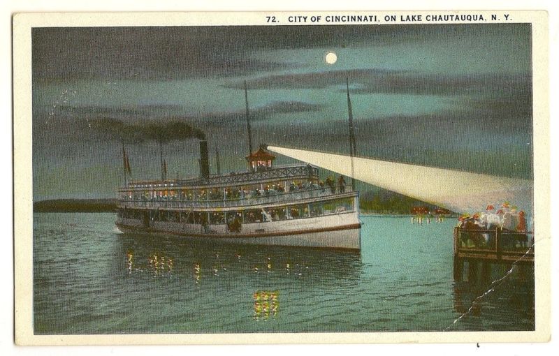 City of Cincinnati on Lake Chautauqua Ship NY
