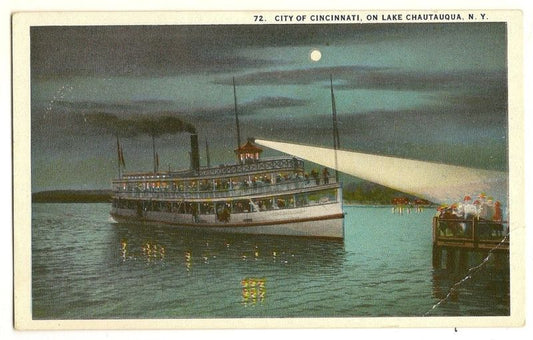 City of Cincinnati on Lake Chautauqua Ship NY