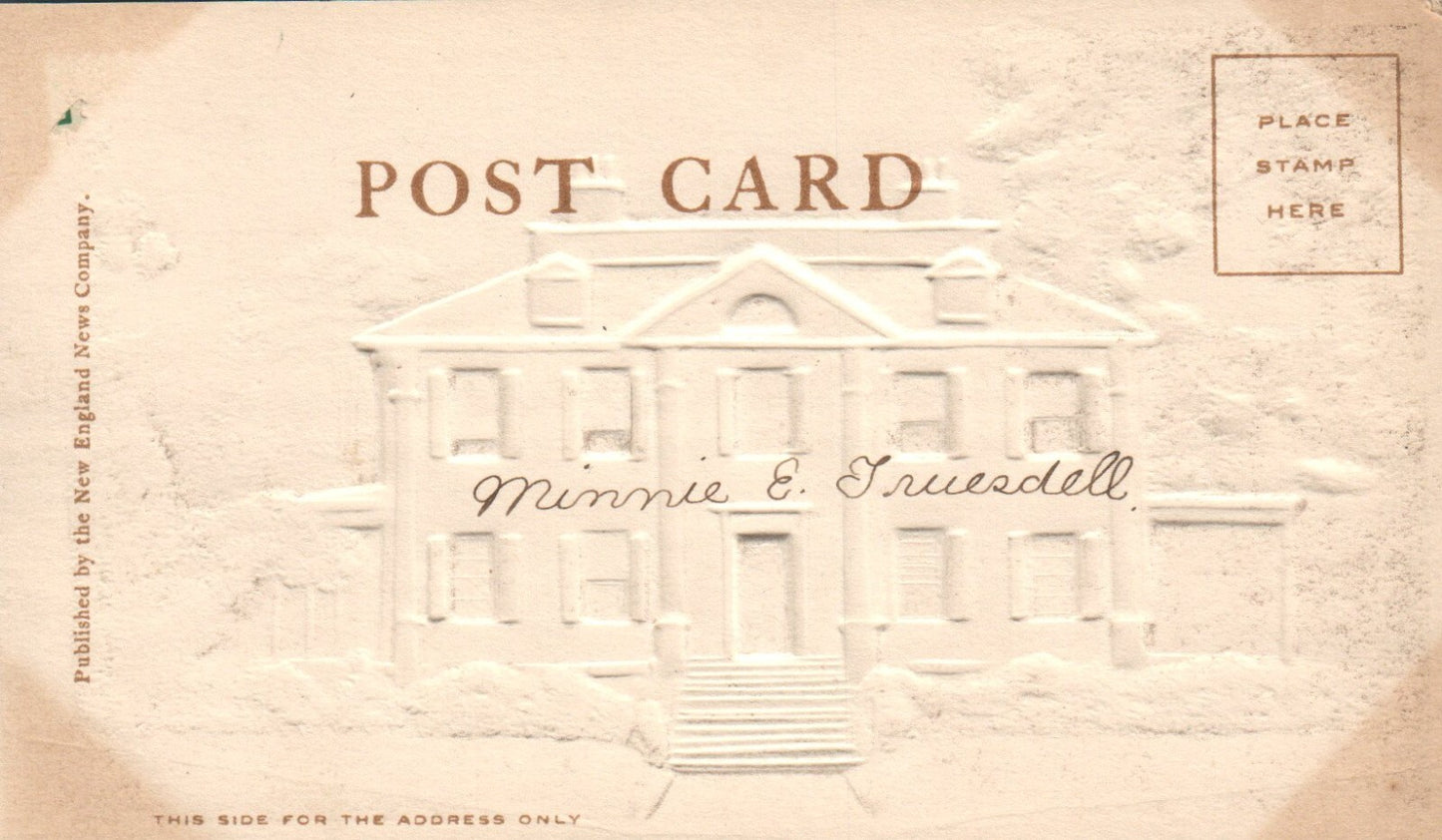 Longfellow House, Cambridge, Massachusetts Mass Postcard