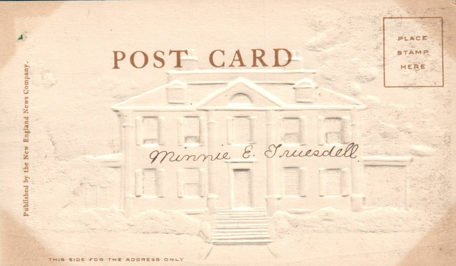 Longfellow House, Cambridge, Massachusetts Mass Postcard