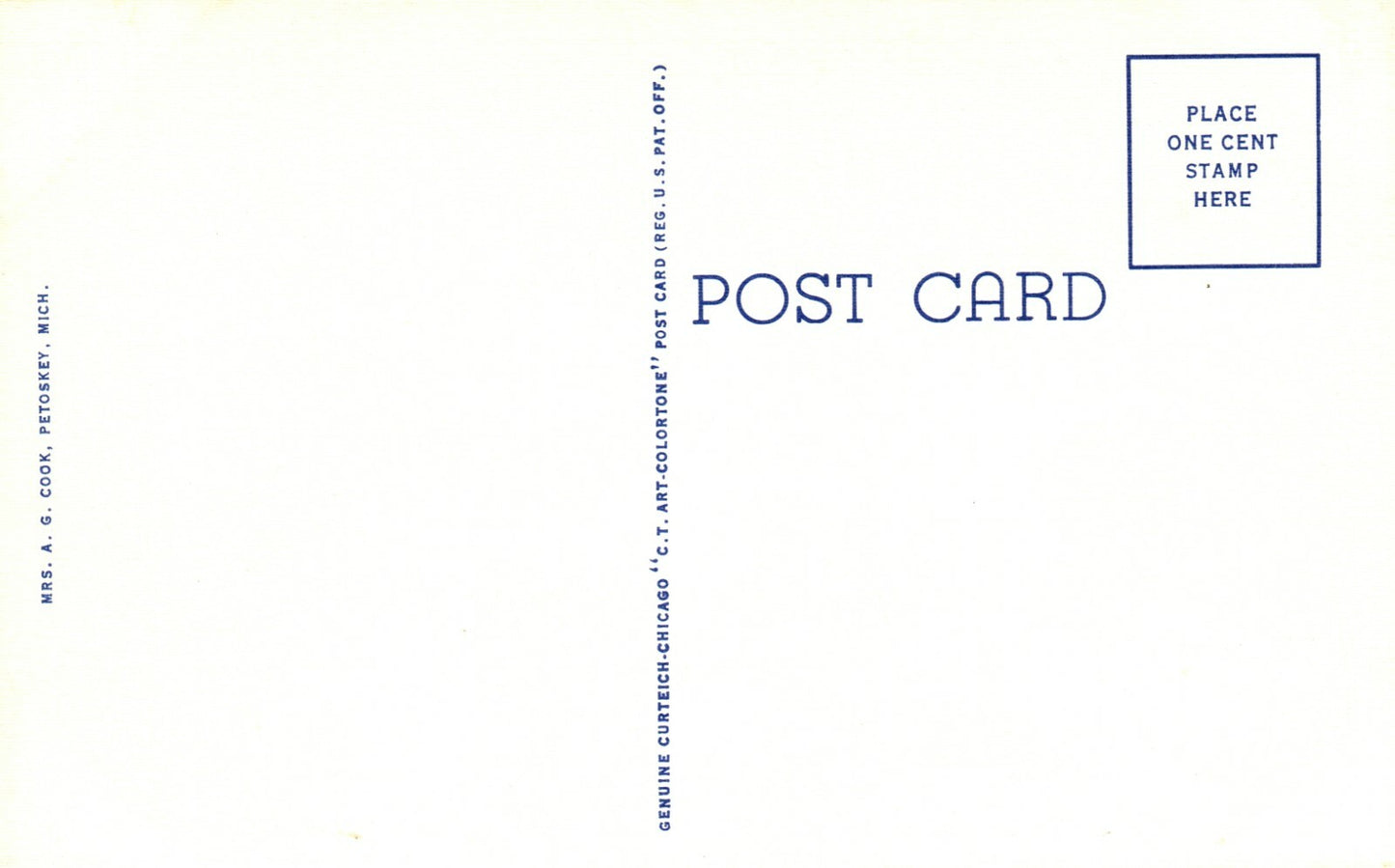  Petoskey Mich Michigan MI Little Traverse Hospital Old Cars in Parking Lot 