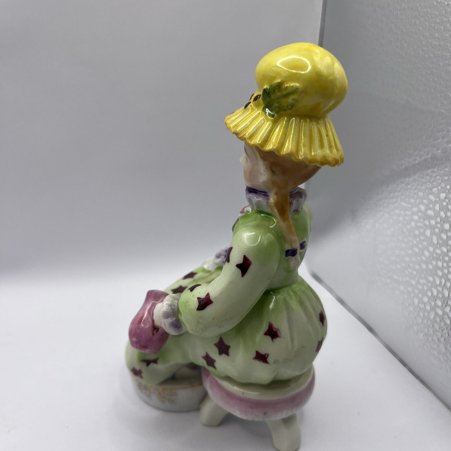 Vintage Hand Painted Lady Soaking Feet  Figurine ARDALT Made in Japan