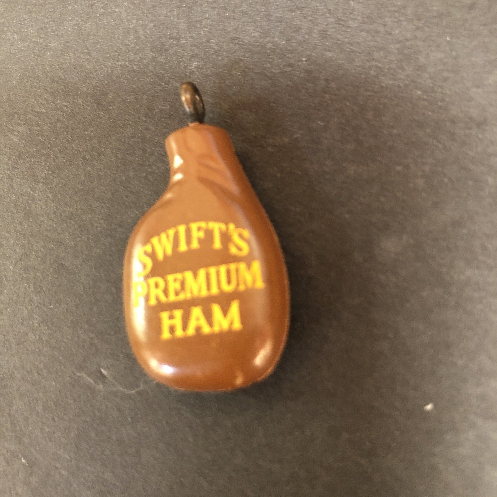 Swift's Premium Ham Advertising Charm 1-3/8" long 3/4" wide