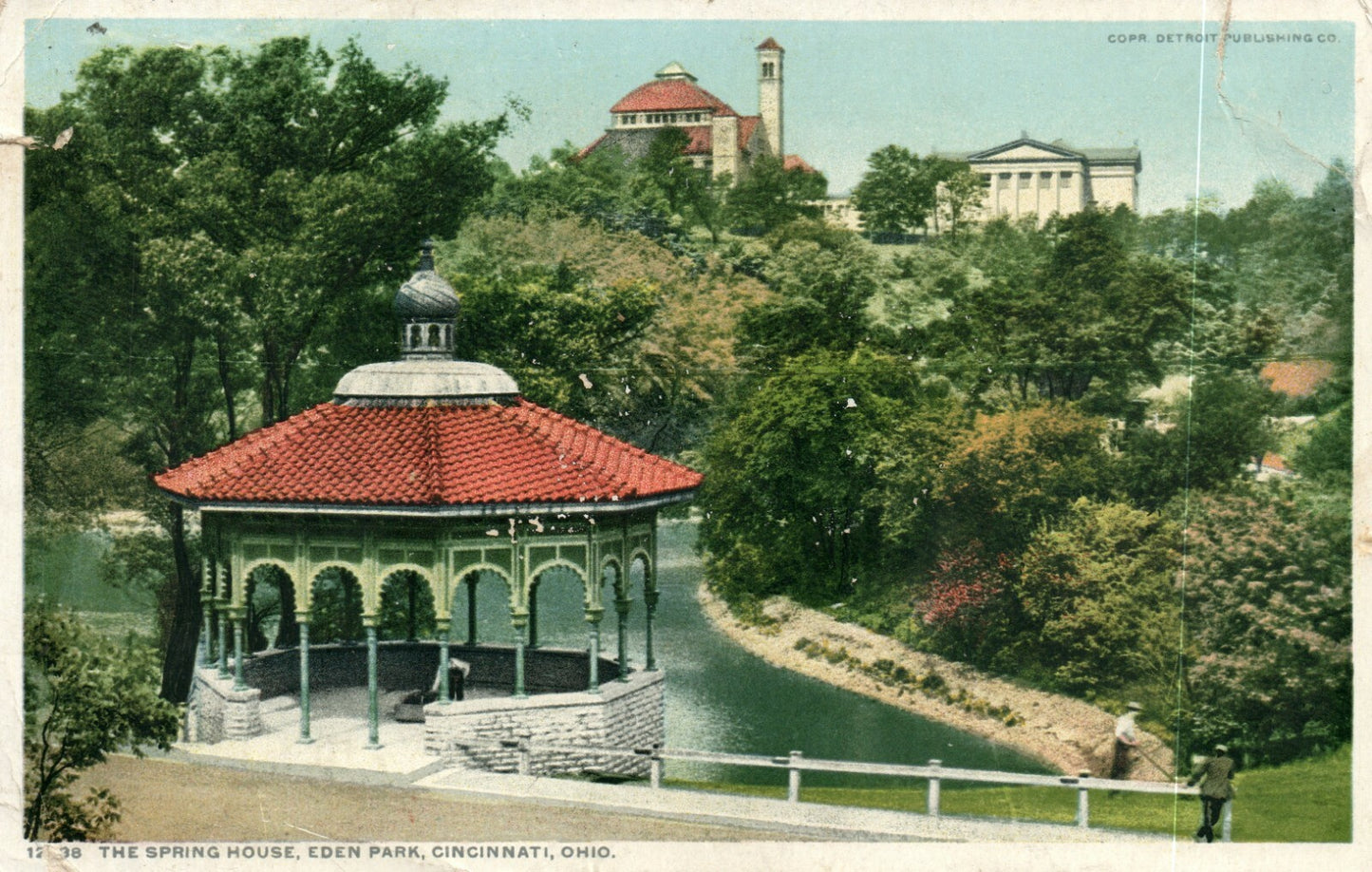 The Spring House Cincinnati Scenic View OH Ohio Postcard