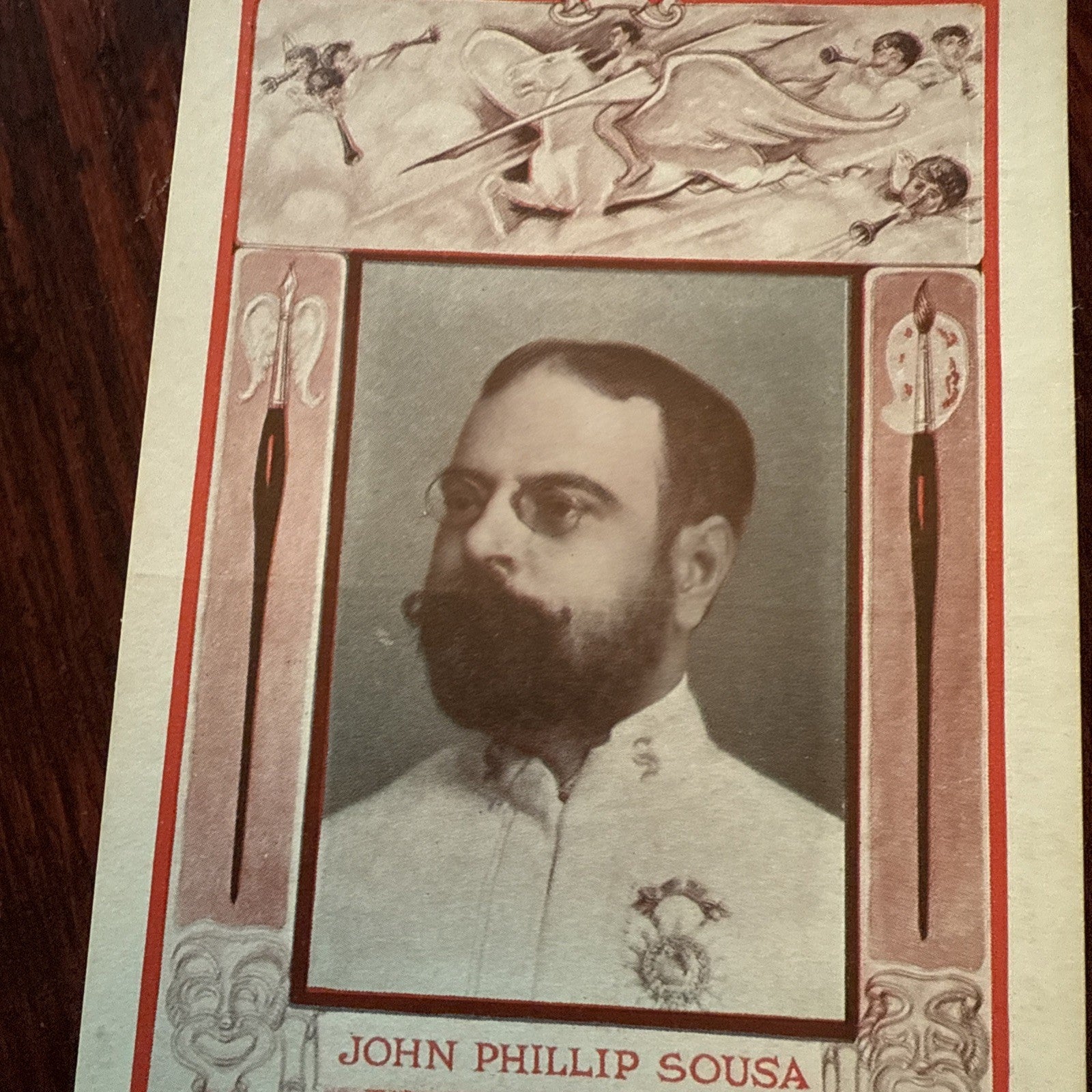John Phillip Sousa J I Austen PEGASUS Arts Theater Writing c1910's *Scarce