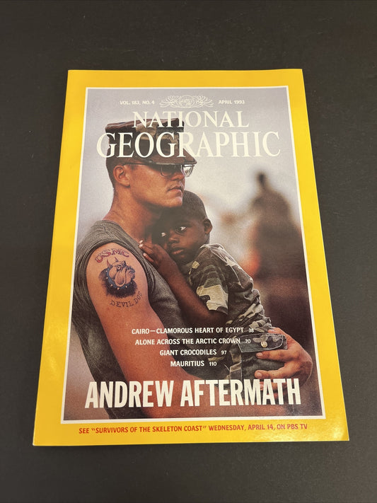 April 1993 National Geographic Magazine "Andrew Aftermath" 