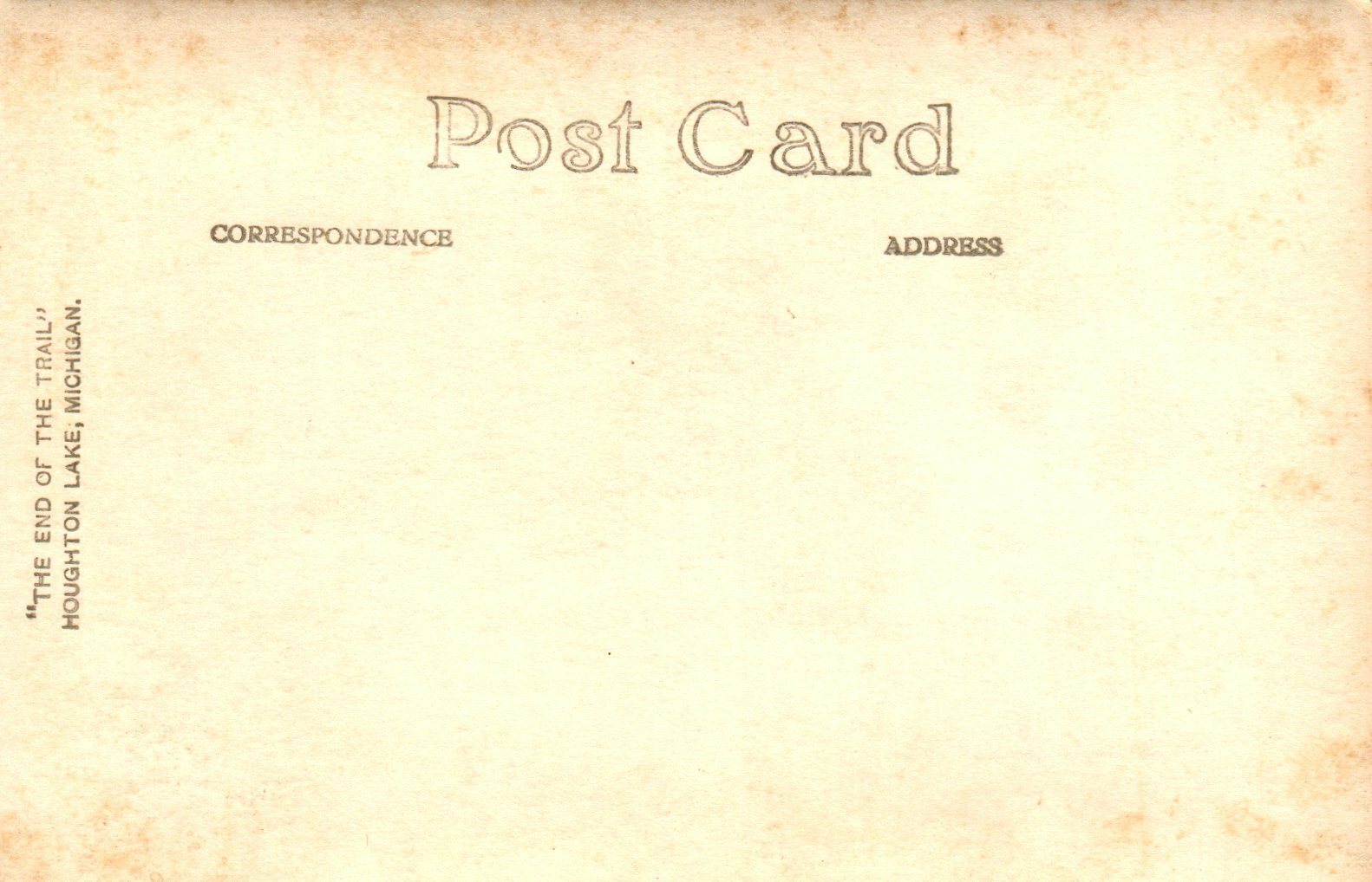 Real Photo Beebe's Boats Go Fishing At Houghton Heights MI Michigan Postcard