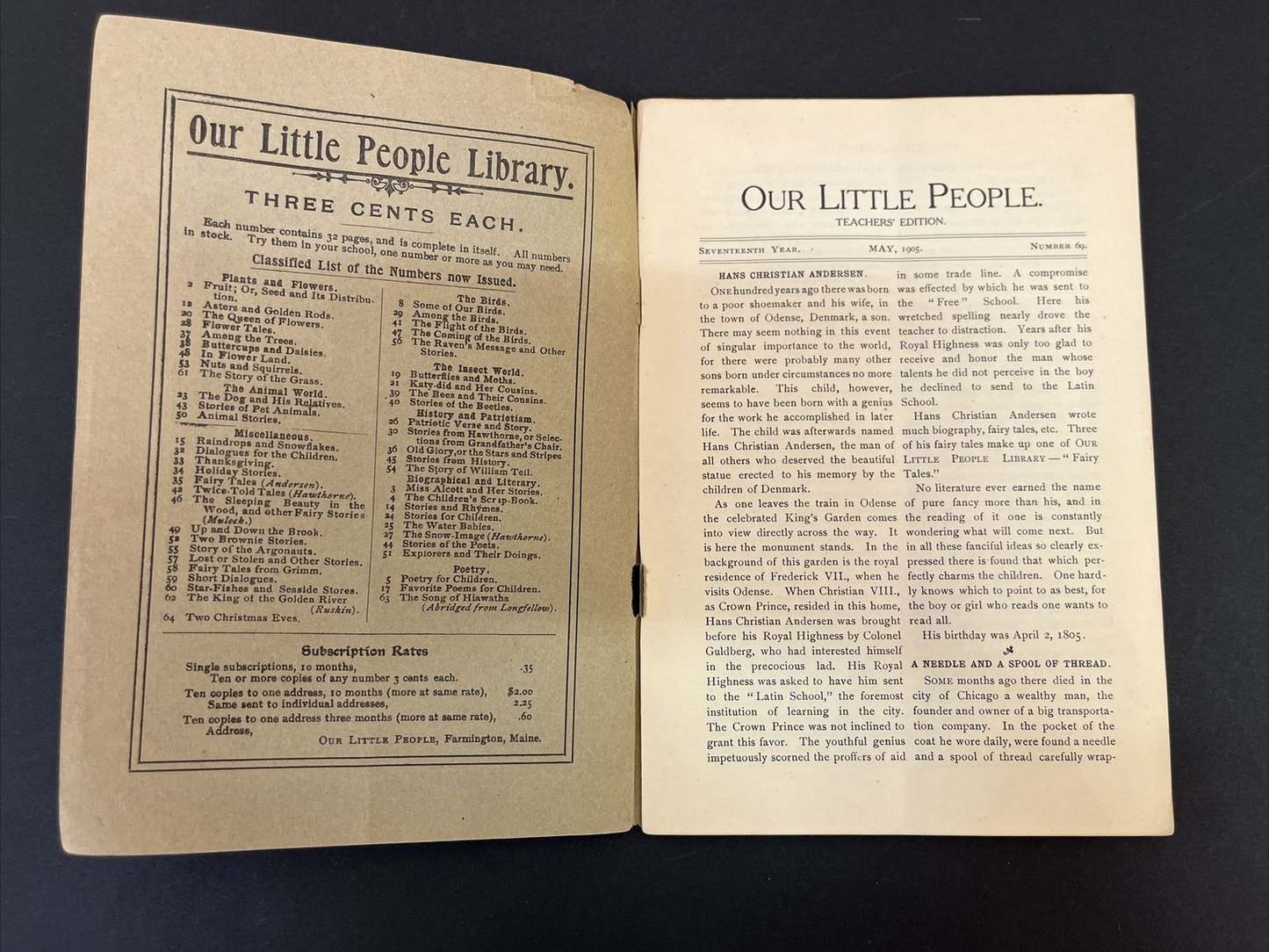 Vintage 1905 Our Little People Library "Stories from Mrs. Stowe" 