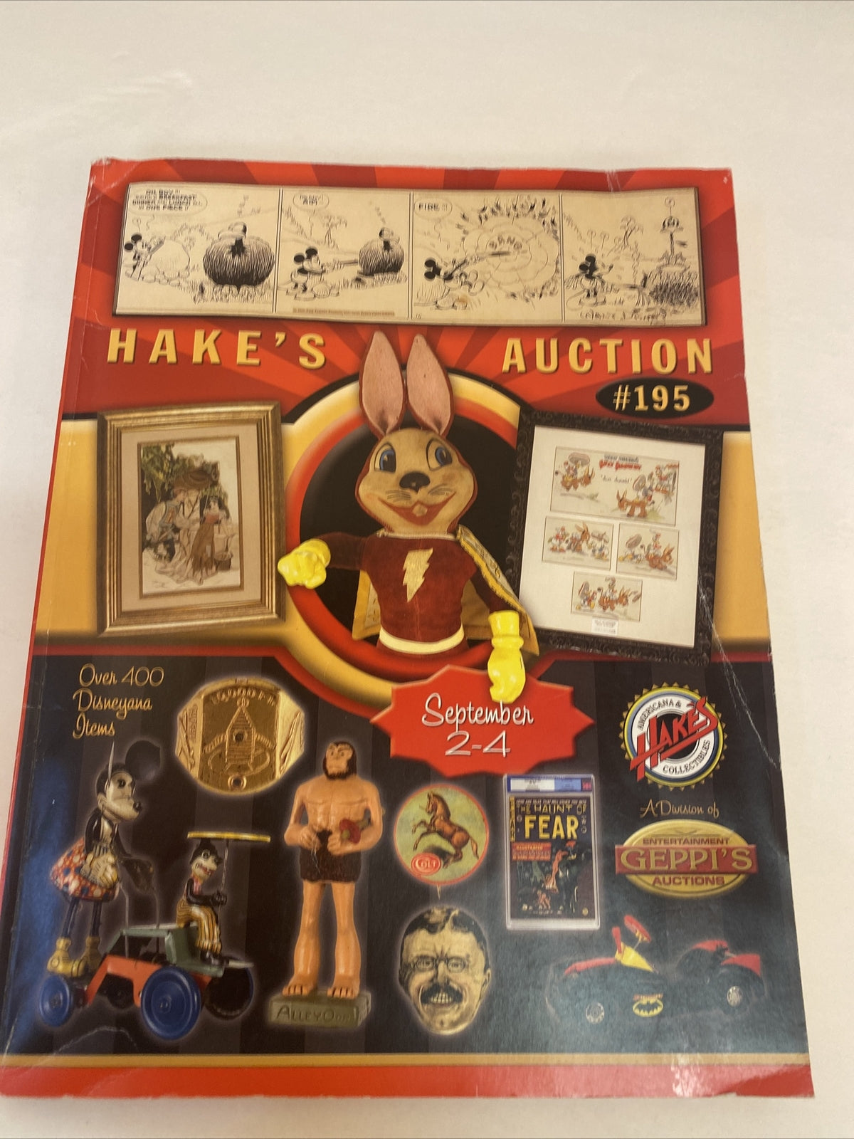 2008 HAKE's Americana Collectibles Catalog #195 Sept 2-4 color