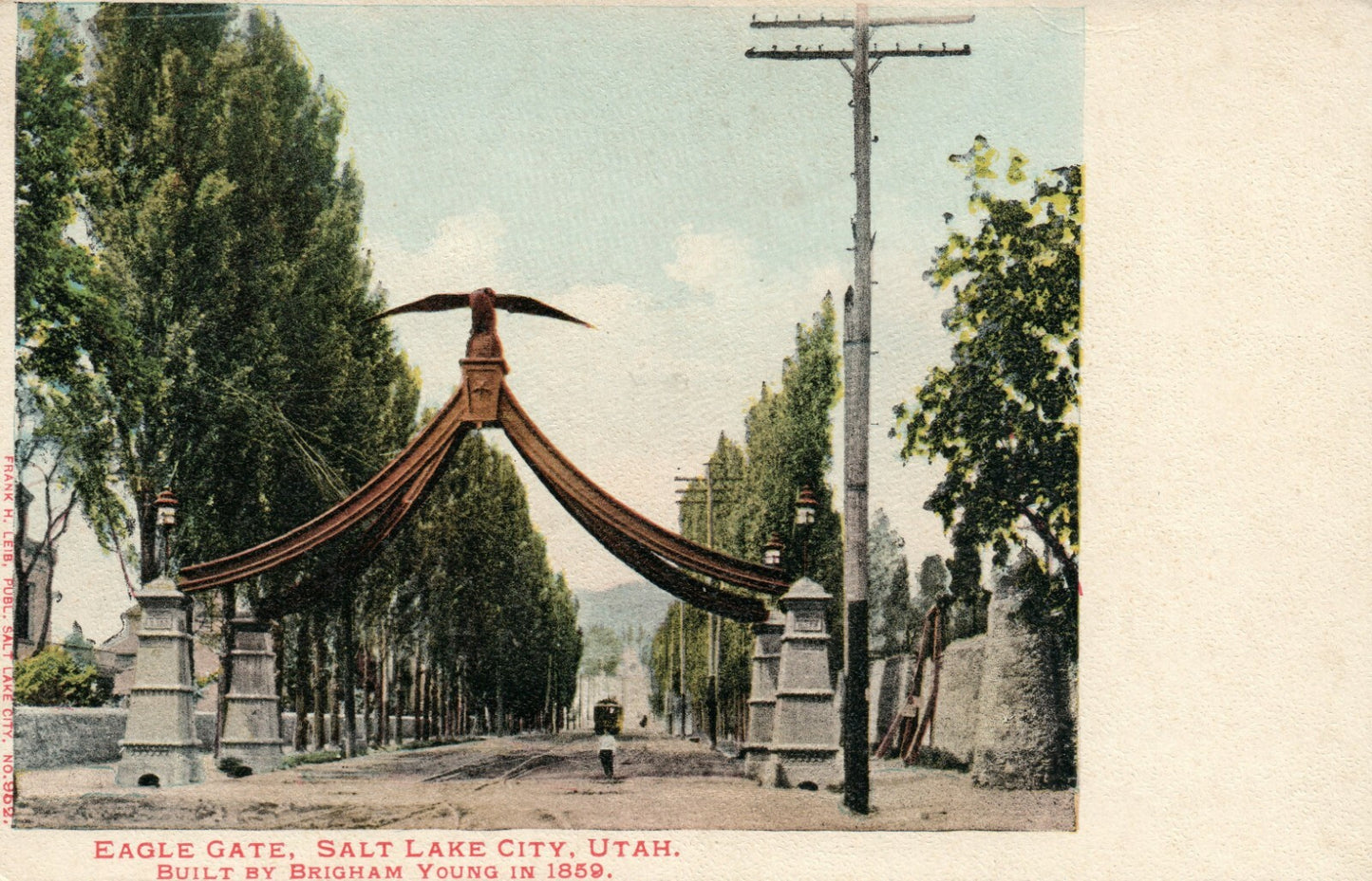  No 952 Eagle Gate Salt Lake City UT Utah Postcard