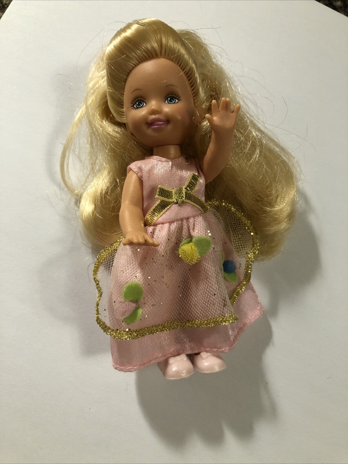 Vintage Lot of Barbie Little Sister Kelly Doll and clothing